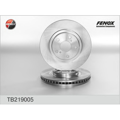 Photo Disque de frein FENOX TB219005