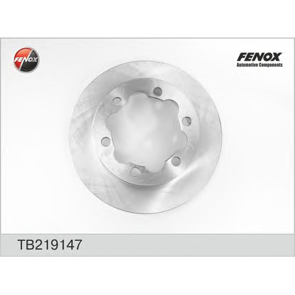 Foto Disco de freno FENOX TB219147