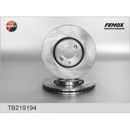 Photo Brake Disc FENOX TB219194