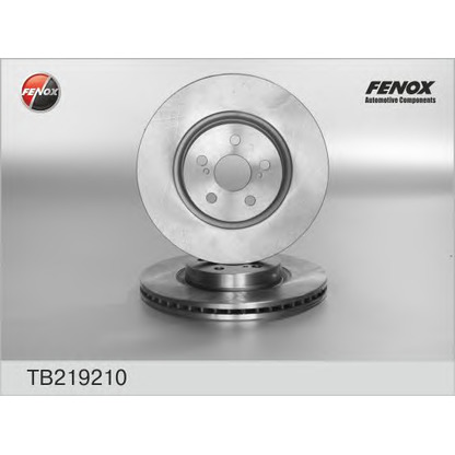 Photo Disque de frein FENOX TB219210