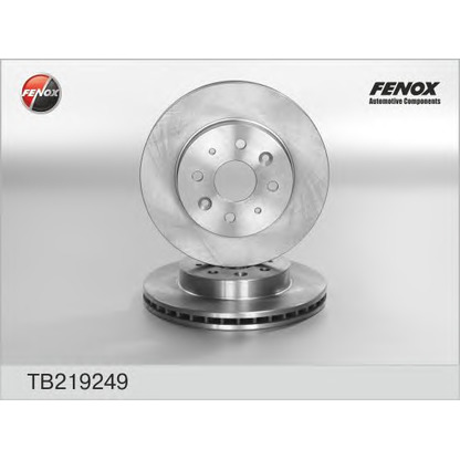 Photo Disque de frein FENOX TB219249