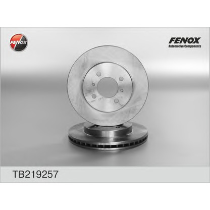 Photo Brake Disc FENOX TB219257