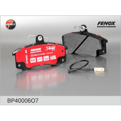 Photo Kit de plaquettes de frein, frein à disque FENOX BP40006O7