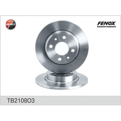 Photo Disque de frein FENOX TB2108O3