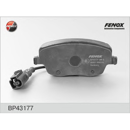 Photo Brake Pad Set, disc brake FENOX BP43177