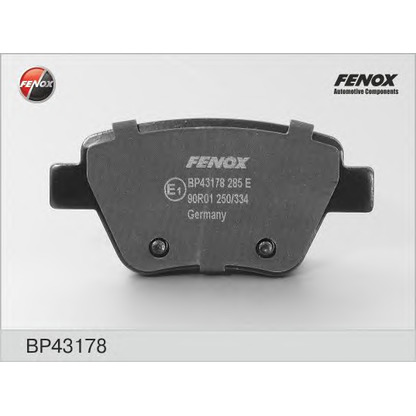Photo Kit de plaquettes de frein, frein à disque FENOX BP43178