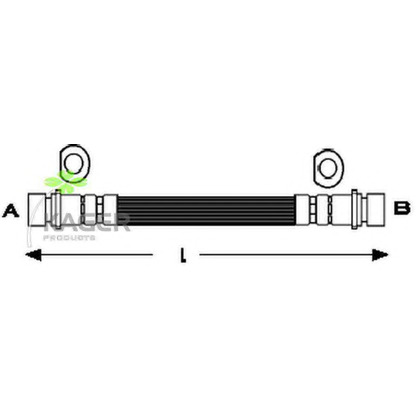 Photo Brake Hose KAGER 380044