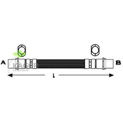 Photo Brake Hose KAGER 380088