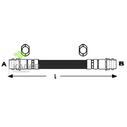 Foto Flessibile del freno KAGER 380093