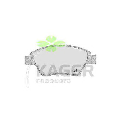 Foto Kit pastiglie freno, Freno a disco KAGER 350577