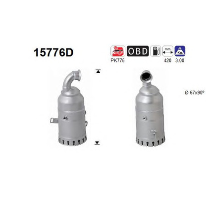 Zdjęcie Katalizator AS 15776D