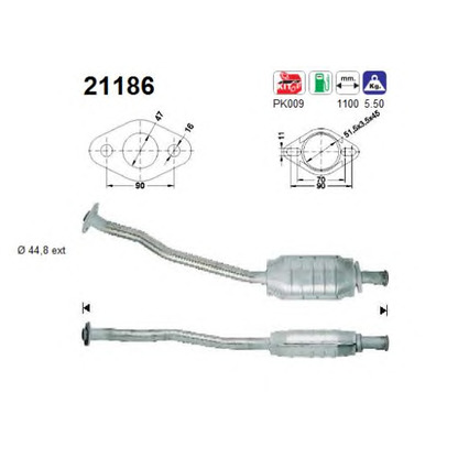 Photo Kit d'assemblage, catalyseur AS 21186