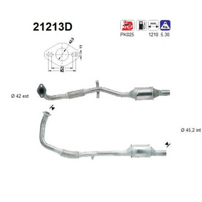 Фото Монтажный комплект, катализатор AS 21213D