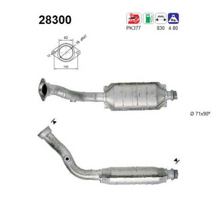 Foto Montagesatz, Katalysator AS 28300