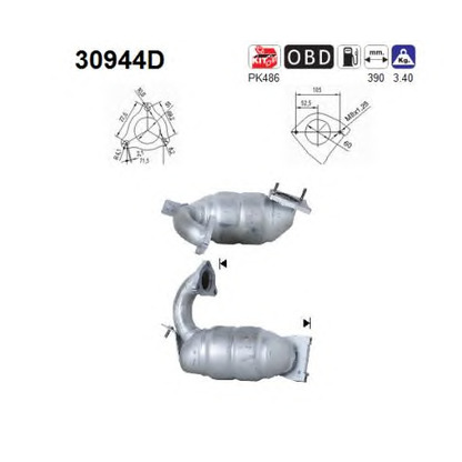 Photo Kit d'assemblage, catalyseur AS 30944D