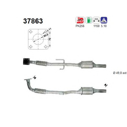 Photo Kit d'assemblage, catalyseur AS 37863