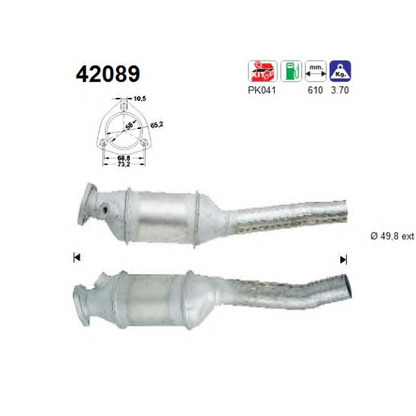 Foto Kit montaggio, Catalizzatore AS 42089