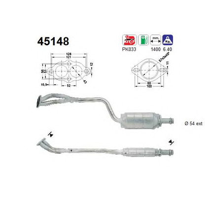 Zdjęcie Katalizator AS 45148