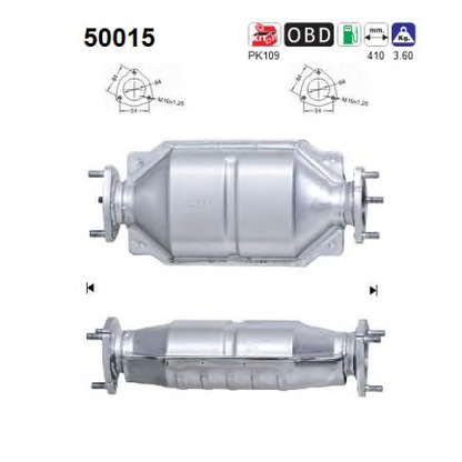 Photo Mounting Kit, catalytic converter AS 50015