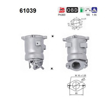 Foto Catalizzatore AS 61039