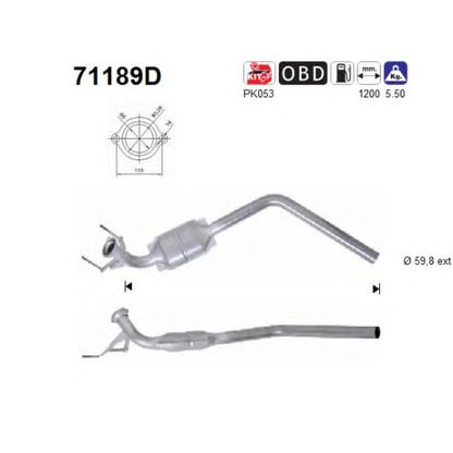 Foto Kit montaggio, Catalizzatore AS 71189D