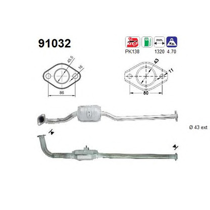 Foto Catalizzatore AS 91032