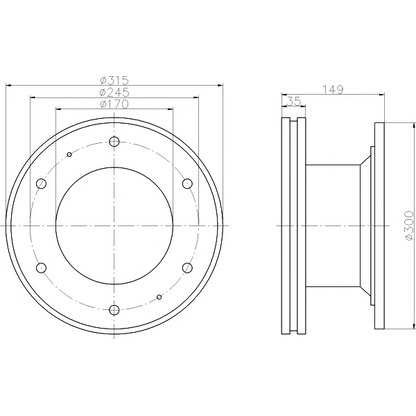 Photo Brake Disc DON CVD671