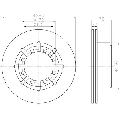 Photo Brake Disc DON CVD633