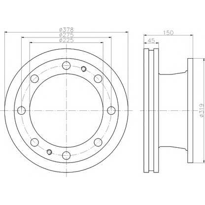 Photo Brake Disc DON CVD577