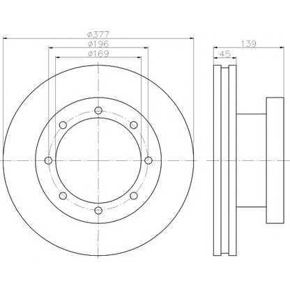 Photo Brake Disc DON CVD693