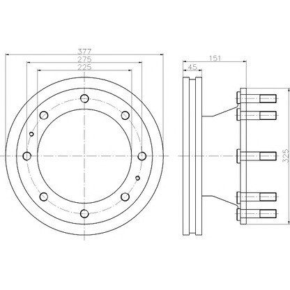 Photo Brake Disc DON CVD661