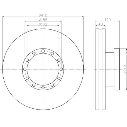 Photo Brake Disc DON CVD701