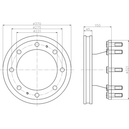 Photo Brake Disc DON CVD517