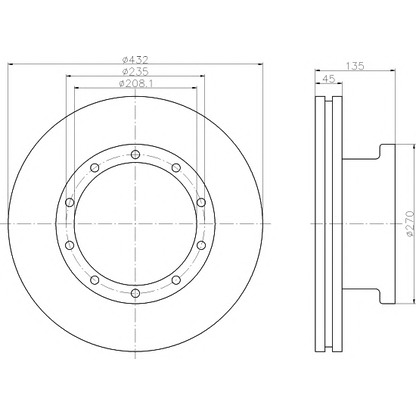 Photo Brake Disc DON CVD544