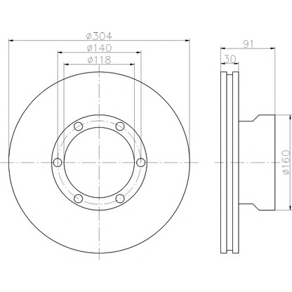 Photo Brake Disc DON CVD547