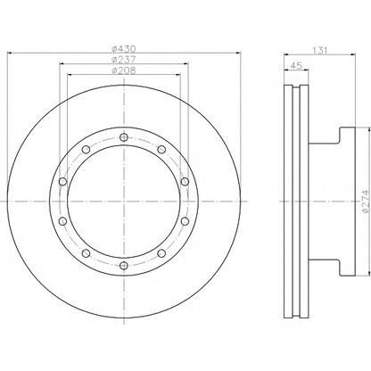 Photo Brake Disc DON CVD553