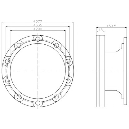 Photo Brake Disc DON CVD561