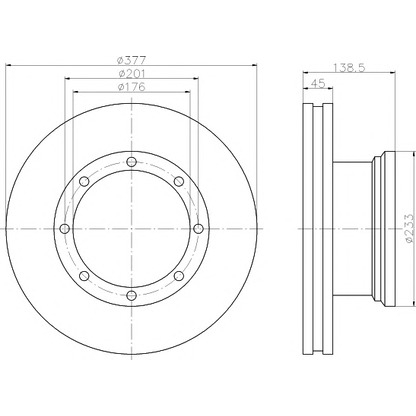 Photo Brake Disc DON CVD560