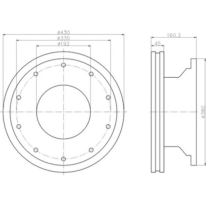 Photo Brake Disc DON CVD575