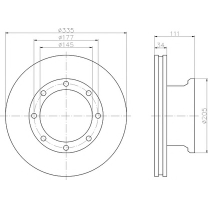 Photo Brake Disc DON CVD573