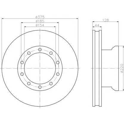 Photo Brake Disc DON CVD572