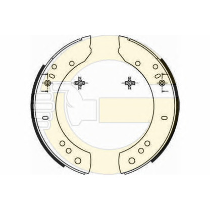 Photo Brake Shoe Set GIRLING 5160821