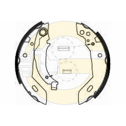 Photo Brake Shoe Set GIRLING 5162281