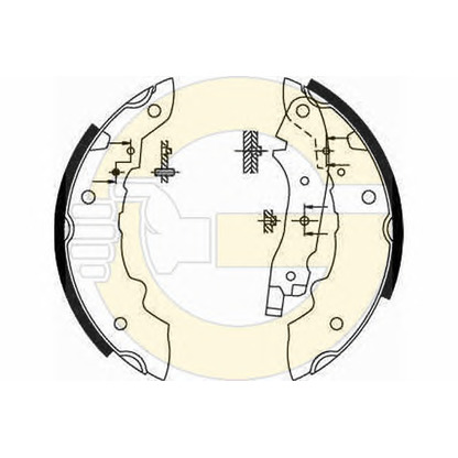 Photo Brake Shoe Set GIRLING 5180991