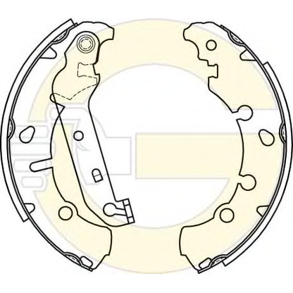 Photo Brake Shoe Set GIRLING 5184546