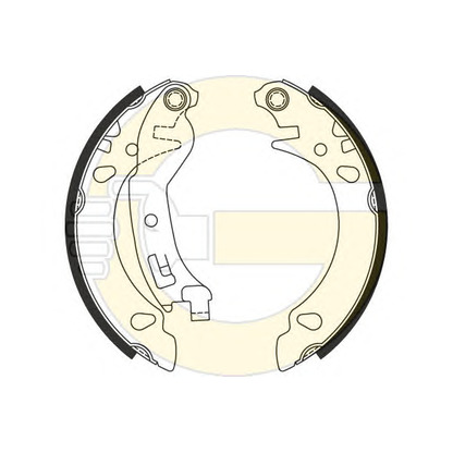 Photo Brake Shoe Set GIRLING 5184736