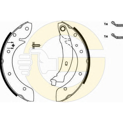 Foto Juego de zapatas de frenos GIRLING 5186201