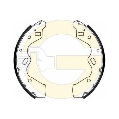 Photo Brake Shoe Set GIRLING 5186639