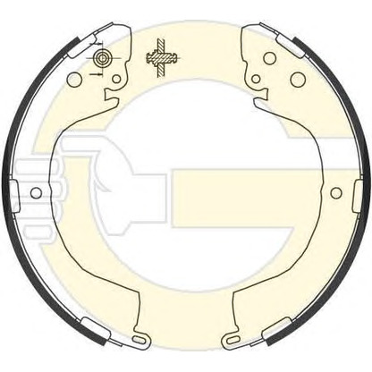 Photo Brake Shoe Set GIRLING 5186919