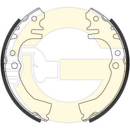 Photo Brake Shoe Set GIRLING 5186999